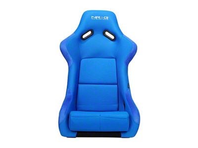 NRG Innovations Large Bucket Seat; Blue Cloth (Universal; Some Adaptation May Be Required)