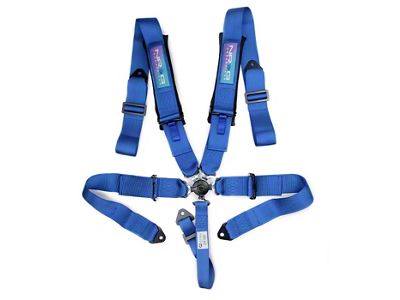 NRG Innovations 3-Inch 5-Point Camlock Harness Belt; Blue (Universal; Some Adaptation May Be Required)