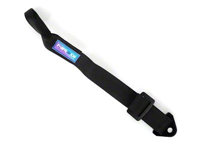 NRG Innovations Universal 24-Inch Adjustable Tow Strap; Black