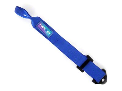 NRG Innovations Universal 24-Inch Adjustable Tow Strap; Blue