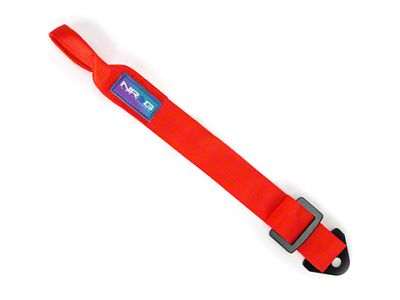 NRG Innovations Universal 24-Inch Adjustable Tow Strap; Red