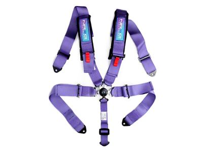 NRG Innovations 3-Inch 5-Point Camlock Harness Belt; Purple (Universal; Some Adaptation May Be Required)