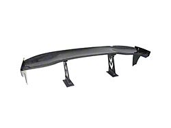 NRG Innovations 59-Inch Dagger End Plate Rear Spoiler; Carbon Fiber (Universal; Some Adaptation May Be Required)