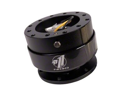 NRG Innovations 2.0 Steering Wheel Hub Quick Release; Black (Universal; Some Adaptation May Be Required)