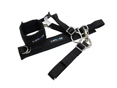 NRG Innovations SFI 3.3 Arm Restraint Harness; Black (Universal; Some Adaptation May Be Required)