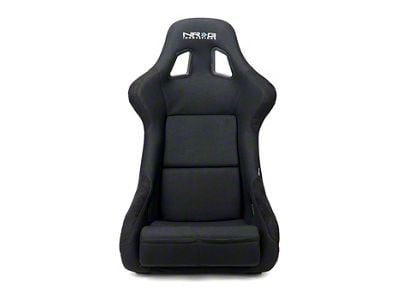 NRG Innovations Carbon Fiber Bucket Seat; Large; Gold (Universal; Some Adaptation May Be Required)