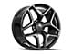 OE Revolution Z28 Gloss Black Wheel; Rear Only; 20x10; 23mm Offset (16-24 Camaro, Excluding SS w/ 6-Piston Front Calipers & ZL1)