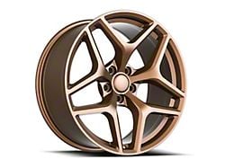 OE Revolution Z28 Matte Bronze Wheel; Rear Only; 22x10; 25mm Offset (10-15 Camaro, Excluding ZL1)