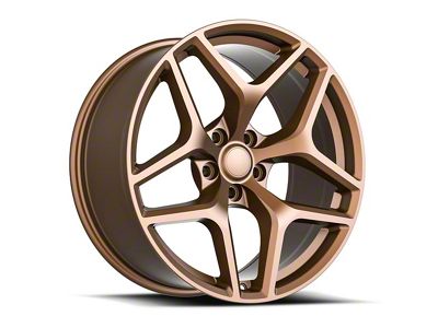 OE Revolution Z28 Matte Bronze Wheel; Rear Only; 22x10; 25mm Offset (10-15 Camaro, Excluding ZL1)