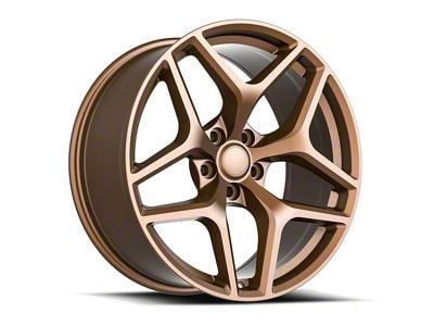 OE Revolution Z28 Matte Bronze Wheel; Rear Only; 22x10; 25mm Offset (16-24 Camaro, Excluding SS w/ 6-Piston Front Calipers & ZL1)