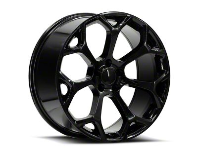 OE Revolution C-300 Gloss Black Wheel; Rear Only; 22x9; 20mm Offset (08-23 RWD Challenger, Excluding SRT Hellcat & Widebody)