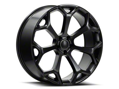 OE Revolution C-300 Satin Black Wheel; Rear Only; 22x9; 20mm Offset (08-23 RWD Challenger, Excluding SRT Hellcat & Widebody)