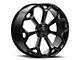 OE Revolution C-300 Satin Black Wheel; Rear Only; 22x9; 20mm Offset (08-23 RWD Challenger, Excluding SRT Hellcat & Widebody)