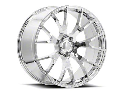 OE Revolution DG-05 Chrome Wheel; Rear Only; 20x11; 18mm Offset (08-23 RWD Challenger, Excluding SRT Hellcat & Widebody)