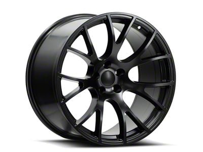 OE Revolution DG-05 Matte Black Wheel; 20x9; 21mm Offset (08-23 RWD Challenger, Excluding SRT Hellcat & Widebody)