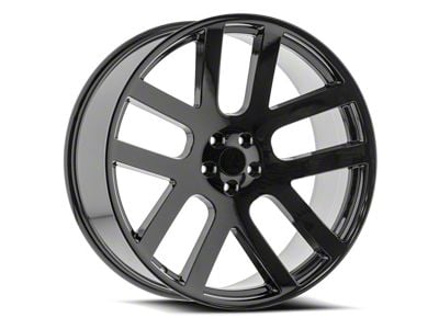 OE Revolution 107 Gloss Black Wheel; 22x9; 20mm Offset (06-10 Charger)