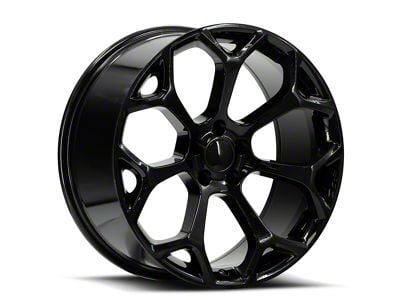 OE Revolution C-300 Gloss Black Wheel; Rear Only; 22x9; 20mm Offset (11-23 RWD Charger, Excluding Widebody)