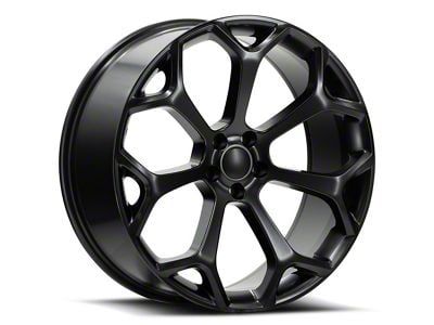 OE Revolution C-300 Satin Black Wheel; Rear Only; 22x9; 20mm Offset (11-23 RWD Charger, Excluding Widebody)