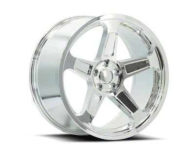 OE Revolution D-12 Chrome Wheel; Rear Only; 20x10.5; 25mm Offset (11-23 RWD Charger, Excluding Widebody)