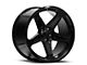 OE Revolution D-12 Gloss Black Wheel; Rear Only; 20x10.5; 25mm Offset (11-23 RWD Charger, Excluding Widebody)