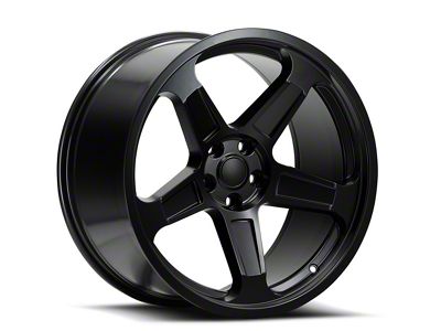 OE Revolution D-12 Satin Black Wheel; Rear Only; 20x10.5; 25mm Offset (06-10 Charger)