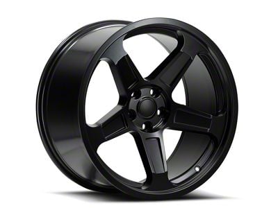 OE Revolution D-12 Satin Black Wheel; Rear Only; 20x10.5; 25mm Offset (11-23 RWD Charger, Excluding Widebody)