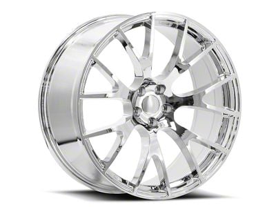 OE Revolution DG-05 Chrome Wheel; Rear Only; 20x11; 18mm Offset (11-23 RWD Charger, Excluding Widebody)