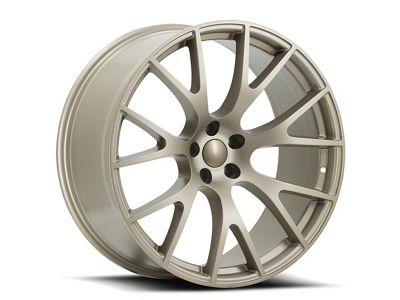 OE Revolution DG-05 Matte Bronze Wheel; Rear Only; 22x9; 18mm Offset (11-23 RWD Charger, Excluding Widebody)