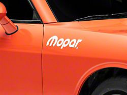 Mopar Licensed by SEC10 Decal; White (08-13 Challenger)