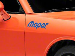 Mopar Licensed by SEC10 Decal; Blue (06-14 Charger)