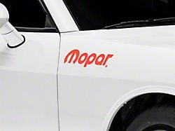 Mopar Licensed by SEC10 Decal; Red (06-14 Charger)