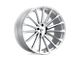 Ohm Proton Silver with Mirror Face Wheel; 17x6.5 (10-14 Mustang GT w/o Performance Pack, V6)