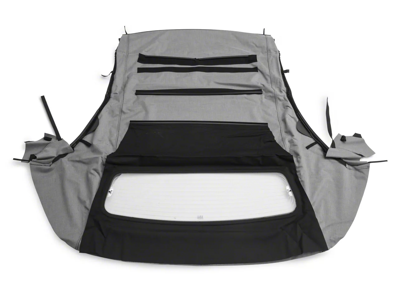 OPR Mustang Convertible Top with Heated Glass; Sailcloth Black 404812  (05-14 Mustang Convertible) - Free Shipping