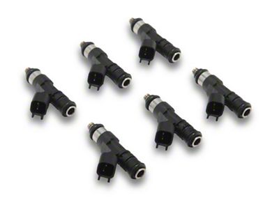 OPR OE Replacement Fuel Injector Kit; Set of 6; Black (05-10 Mustang V6)