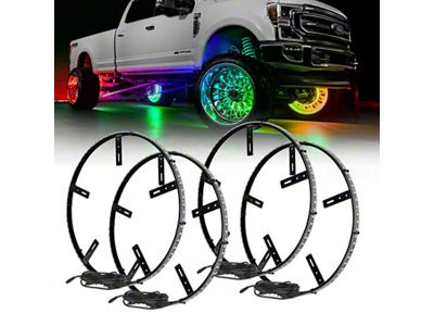 Oracle ColorSHIFT LED Illuminated Wheel Rings (Universal; Some Adaptation May Be Required)