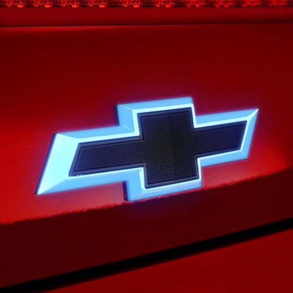 Oracle Camaro Illuminated Rear Bowtie Emblem; Blue Ray Metallic; Dual ...