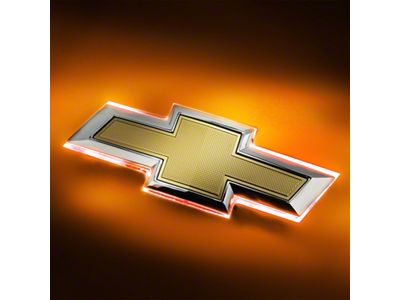 Oracle Illuminated Rear Bowtie Emblem; Dual Intensity; Amber (16-19 Camaro)