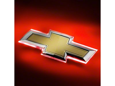 Oracle Illuminated Rear Bowtie Emblem; Dual Intensity; Red (16-19 Camaro)