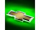 Oracle Illuminated Rear Bowtie Emblem; Single Intensity; Green (16-19 Camaro)
