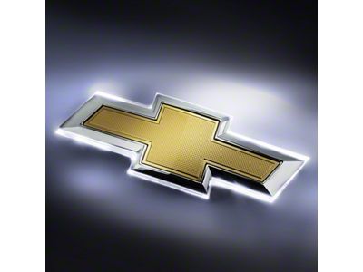 Oracle Illuminated Rear Bowtie Emblem; Dual Intensity; White (16-19 Camaro)
