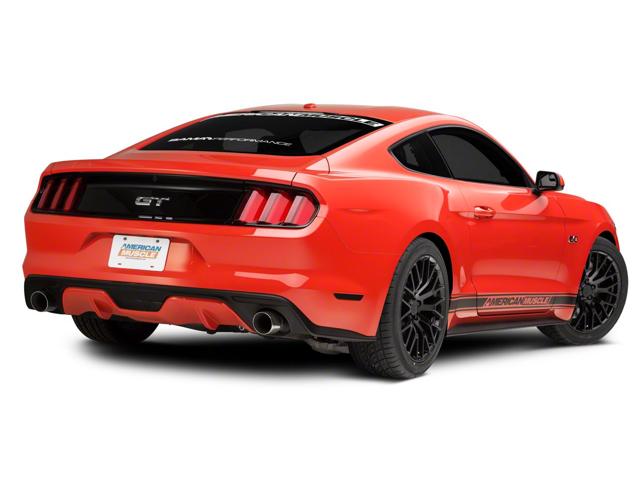 Mustang Performance Pack Style Gloss Black Wheel; Rear Only; 19x10 ...