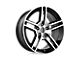 Performance Replicas PR101 Gloss Black Machined Wheel; 18x10 (05-09 Mustang)