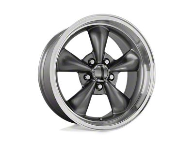 Performance Replicas PR106 Anthracite Machined Wheel; 18x10 (05-09 Mustang)