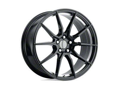 Performance Replicas PR193 Gloss Black Machined Wheel; Rear Only; 20x10 (05-09 Mustang)