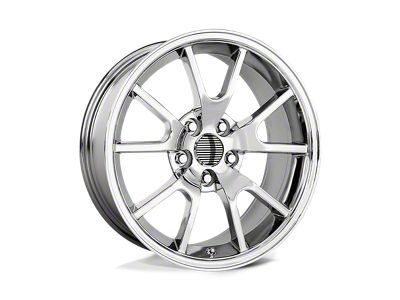 Performance Replicas PR118 Chrome Wheel; 18x10; 22mm Offset (10-14 Mustang GT w/o Performance Pack, V6)