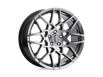 Performance Replicas PR178 Hyper Silver Wheel; 18x10 (10-14 Mustang GT w/o Performance Pack, V6)