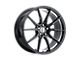 Performance Replicas PR193 Gloss Black Machined Wheel; Rear Only; 20x10 (10-14 Mustang)