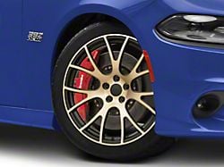Performance Replicas PR161 Black Bronze Wheel; Rear Only; 20x10 (11-23 RWD Charger, Excluding Widebody)
