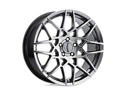 Performance Replicas PR178 Hyper Silver Wheel; 18x10 (15-23 Mustang GT, EcoBoost, V6)