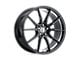 Performance Replicas PR193 Gloss Black Machined Wheel; 18x9 (15-23 Mustang GT, EcoBoost, V6)